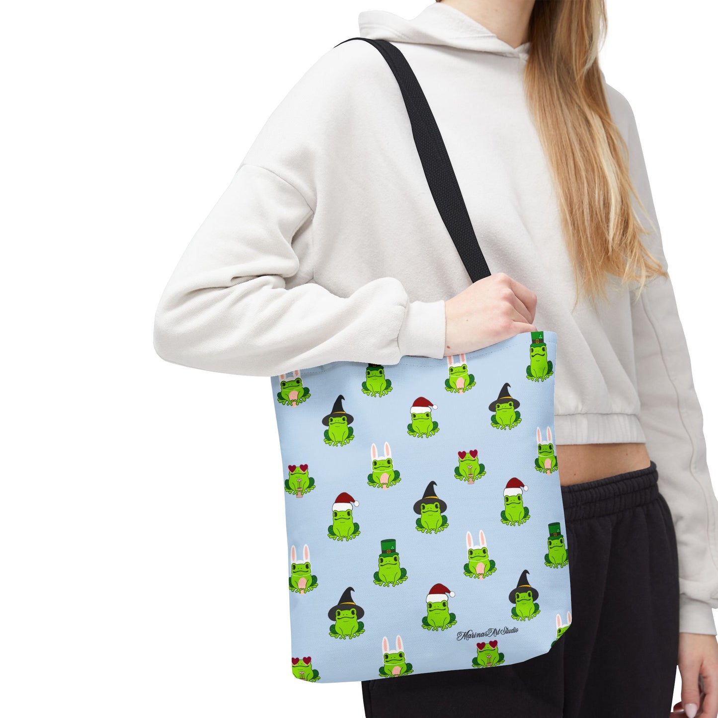 Holiday Frogs | Tote Bag