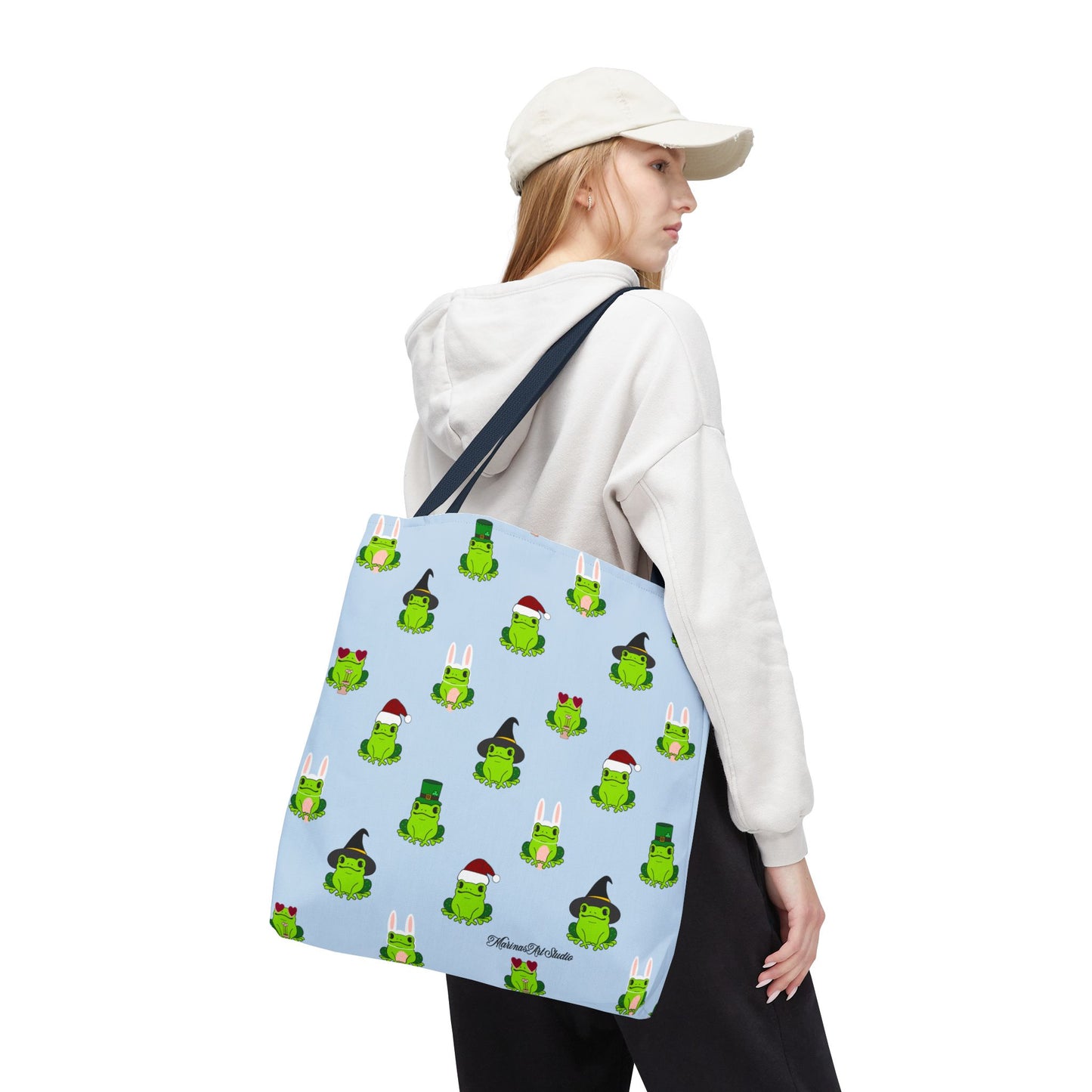 Holiday Frogs | Tote Bag