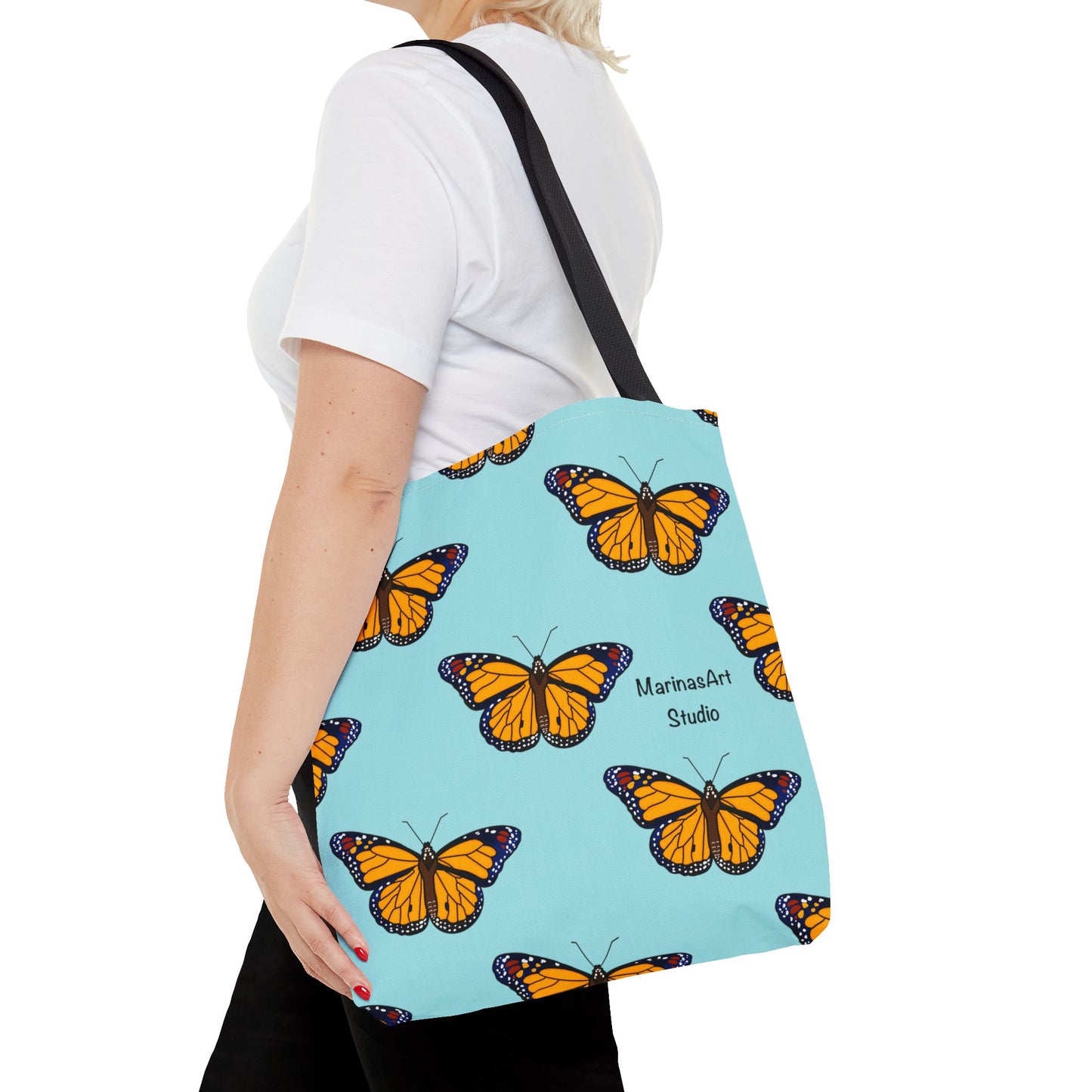 Monarch Butterfly (Sky Blue) | Tote Bag