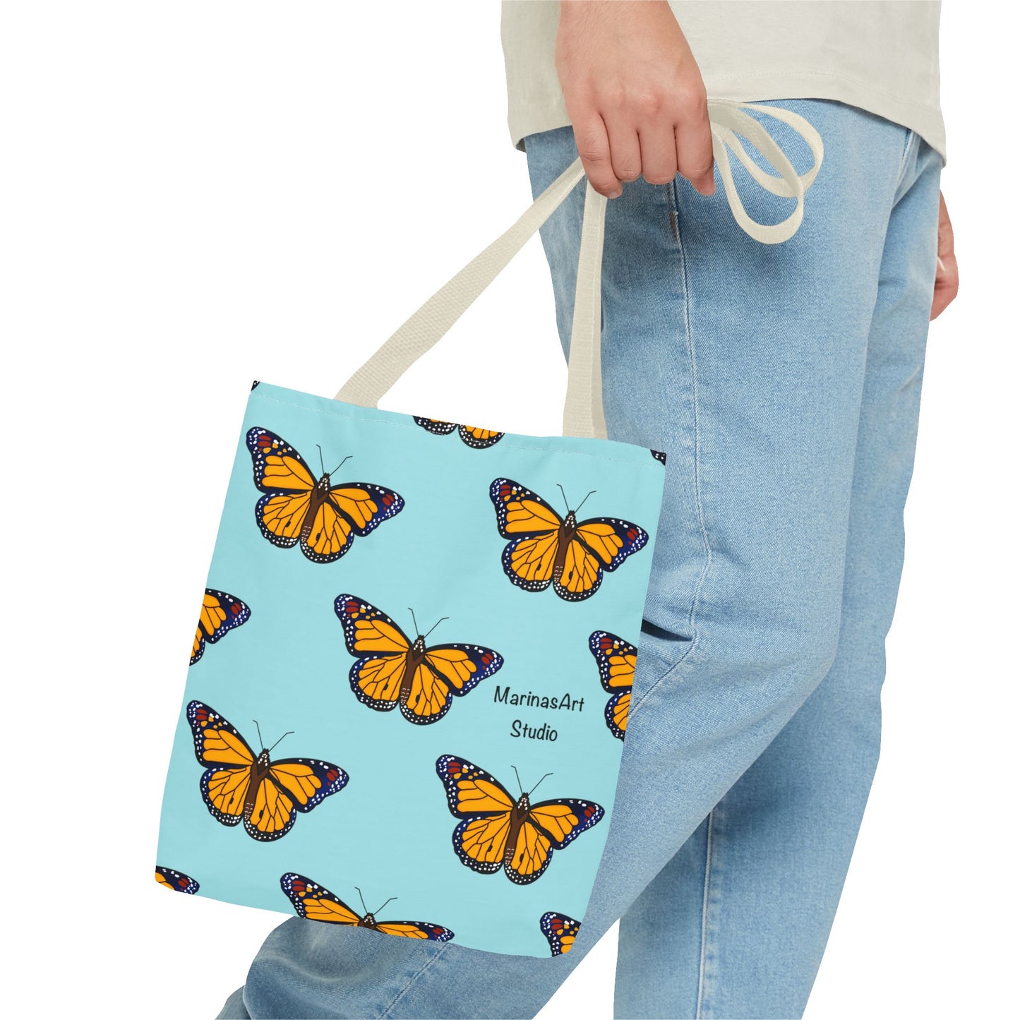 Monarch Butterfly (Sky Blue) | Tote Bag