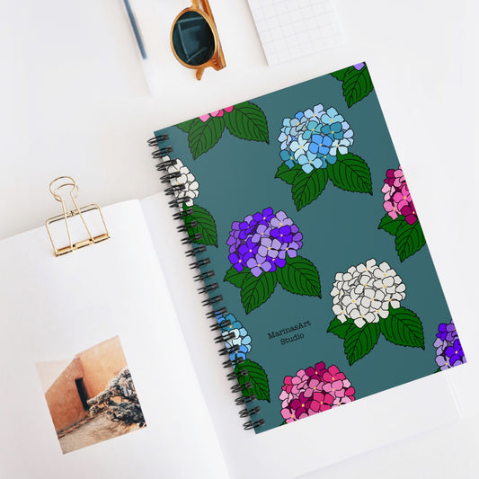 Hydrangea Floral | Notebook