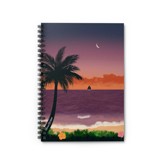 Purple Sunset | Spiral Notebook