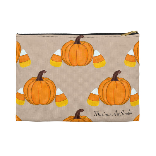 Pumpkins and Candy Corn | Pouch