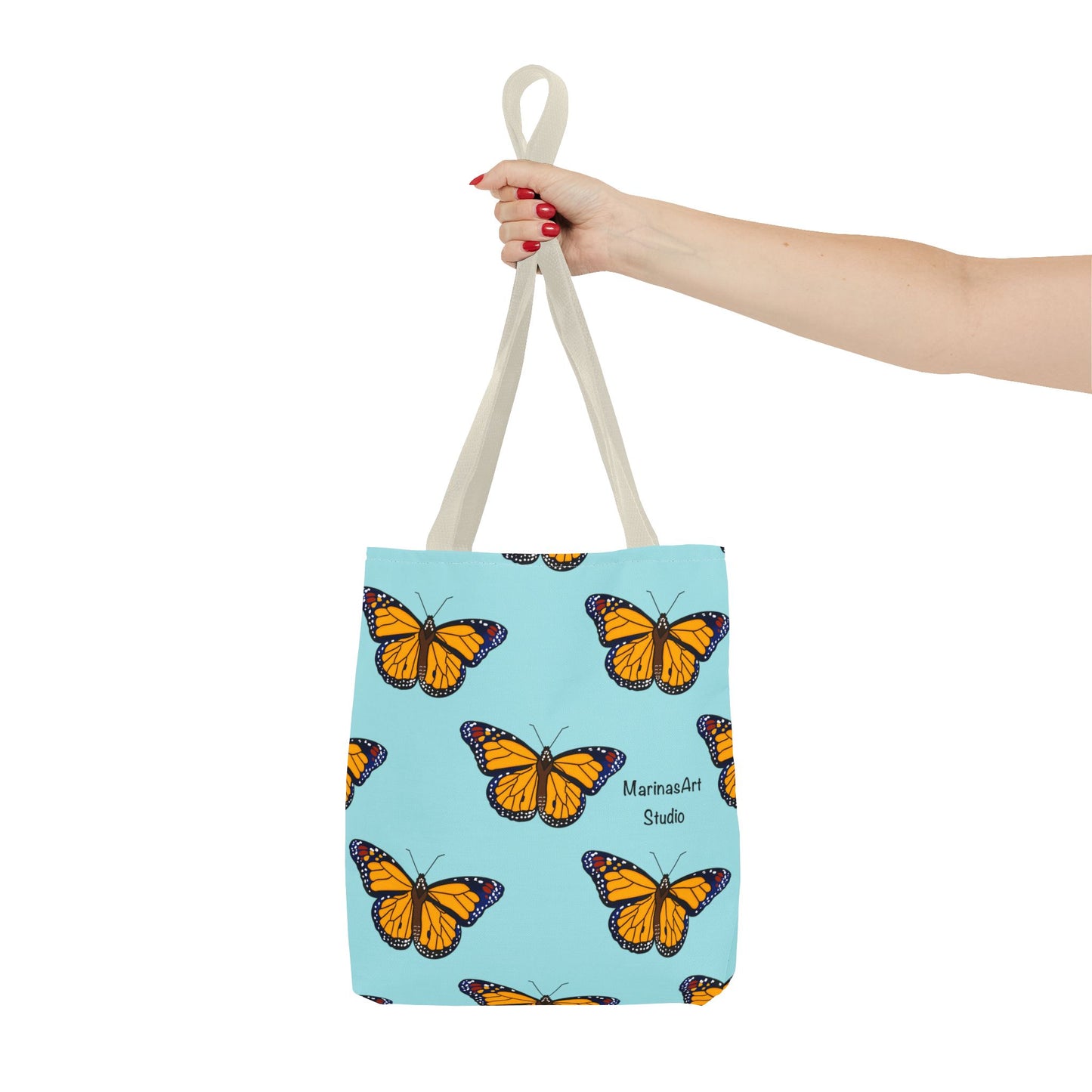 Monarch Butterfly (Sky Blue) | Tote Bag