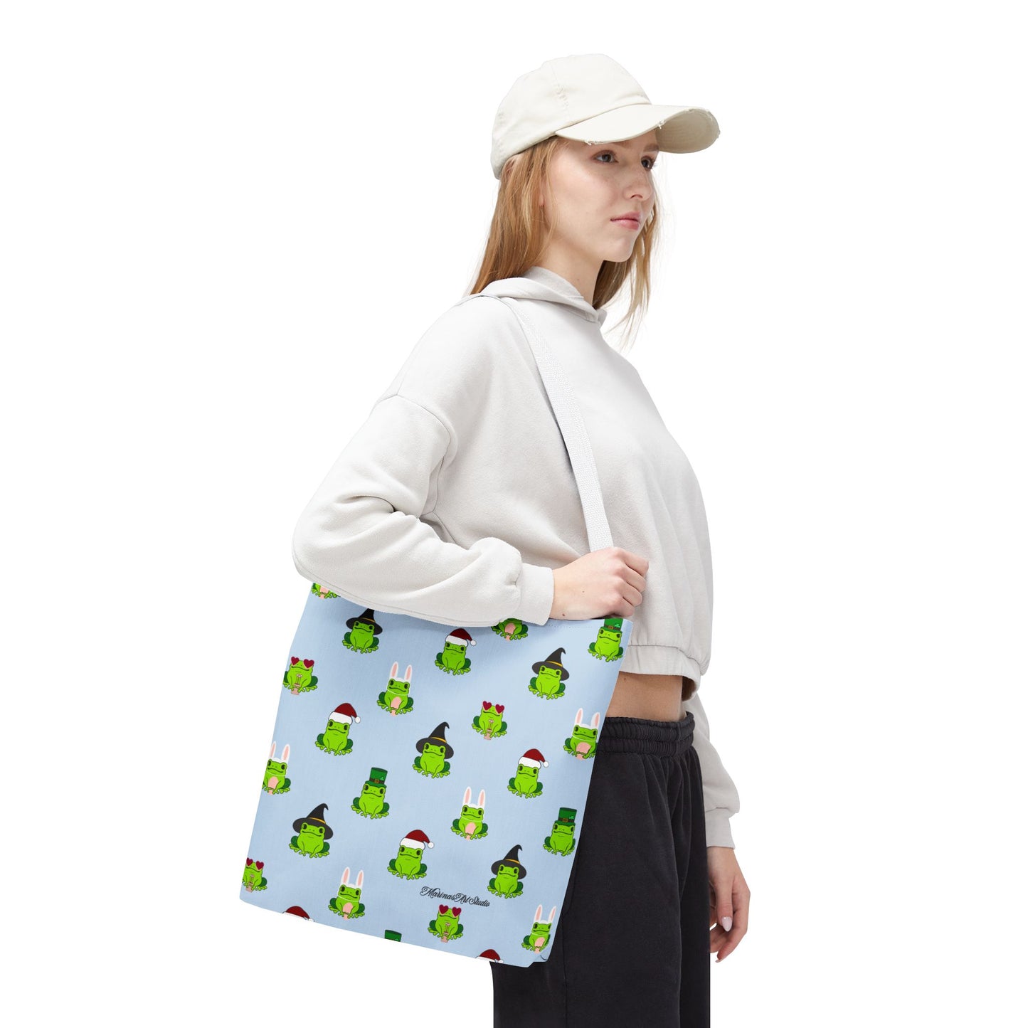 Holiday Frogs | Tote Bag