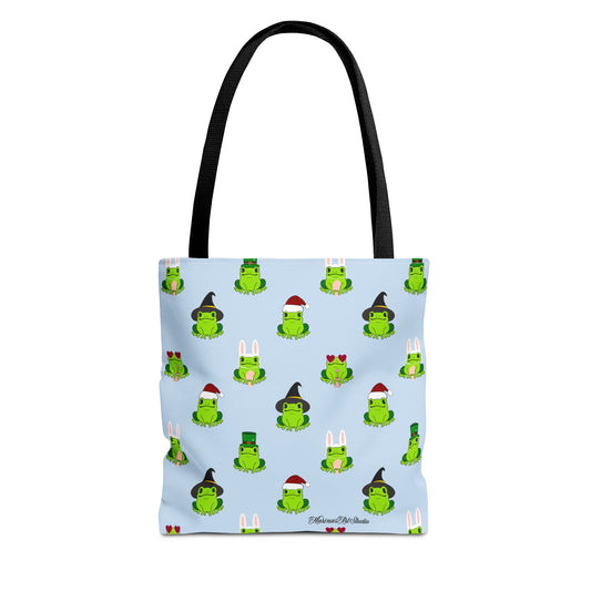 Holiday Frogs | Tote Bag