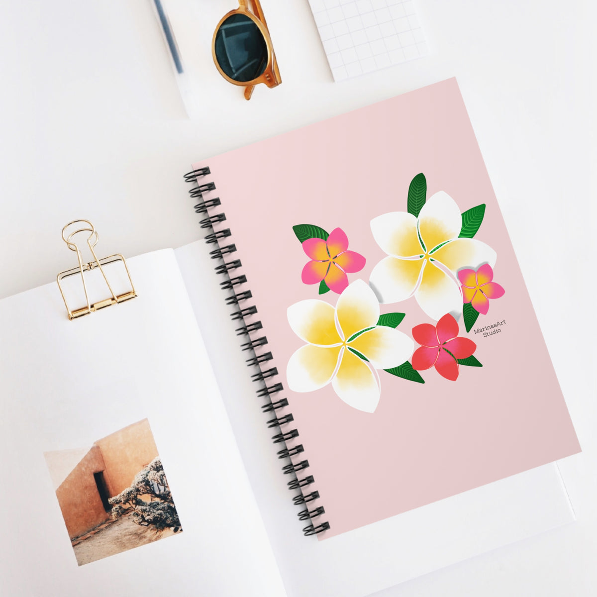 Plumeria Floral | Notebook