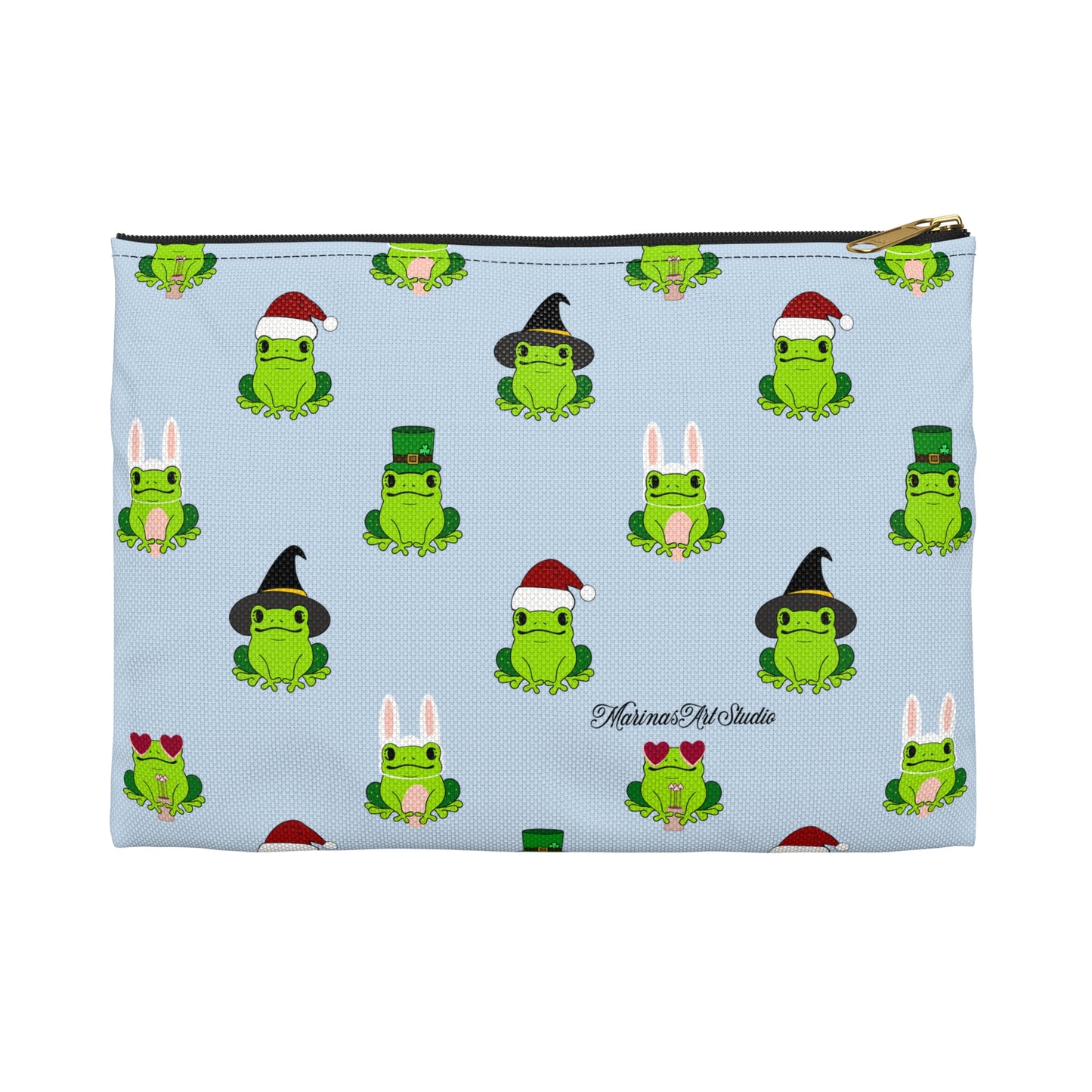 Holiday Frogs | Pouch